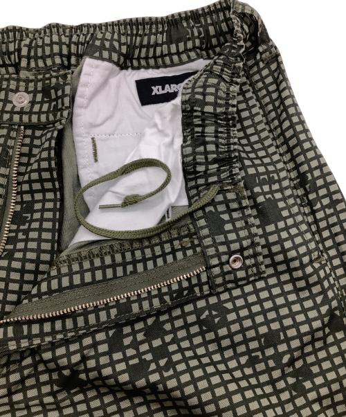 X-LARGE（エクストララージ）X-LARGE (エクストララージ) ダブルタックパンツ オリーブ サイズ:SIZE Mの古着・服飾アイテム