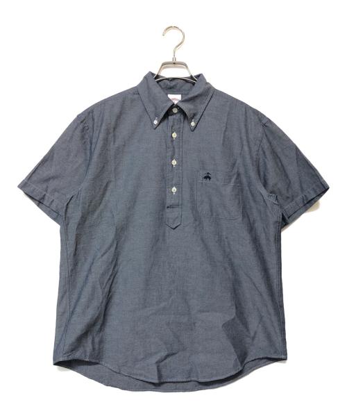 BROOKS BROTHERS（ブルックスブラザーズ）BROOKS BROTHERS (ブルックスブラザーズ) 半袖シャツ ブルー サイズ:SIZE Mの古着・服飾アイテム