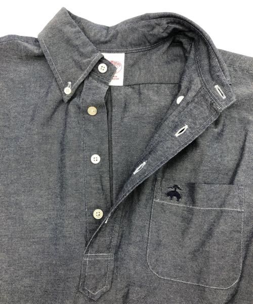 BROOKS BROTHERS（ブルックスブラザーズ）BROOKS BROTHERS (ブルックスブラザーズ) 半袖シャツ ブルー サイズ:SIZE Mの古着・服飾アイテム