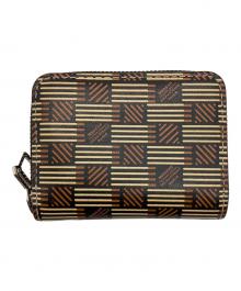 MOREAUPARIS（モロー・パリ）の古着「コンパクトウォレット」｜ブラック×ベージュ