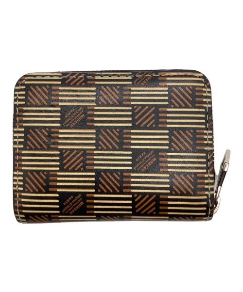 MOREAUPARIS（モロー・パリ）MOREAUPARIS (モロー・パリ) コンパクトウォレット ブラック×ベージュの古着・服飾アイテム