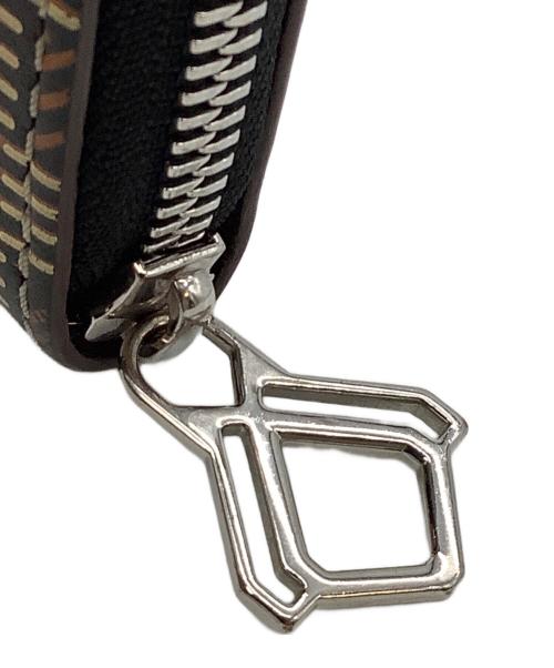 MOREAUPARIS（モロー・パリ）MOREAUPARIS (モロー・パリ) コンパクトウォレット ブラック×ベージュの古着・服飾アイテム