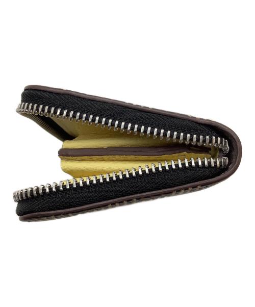 MOREAUPARIS（モロー・パリ）MOREAUPARIS (モロー・パリ) コンパクトウォレット ブラック×ベージュの古着・服飾アイテム