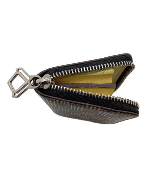 MOREAUPARIS（モロー・パリ）MOREAUPARIS (モロー・パリ) コンパクトウォレット ブラック×ベージュの古着・服飾アイテム