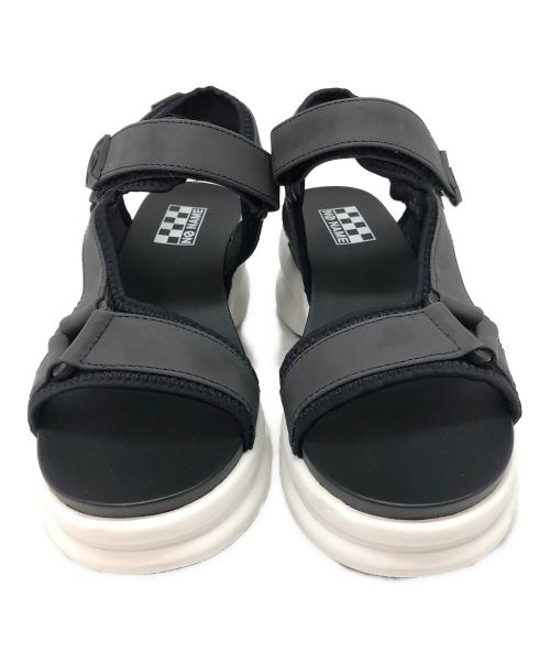 No Name（ノーネーム）No Name (ノーネーム) 厚底サンダル ブラック×ホワイト サイズ:SIZE 24cmの古着・服飾アイテム