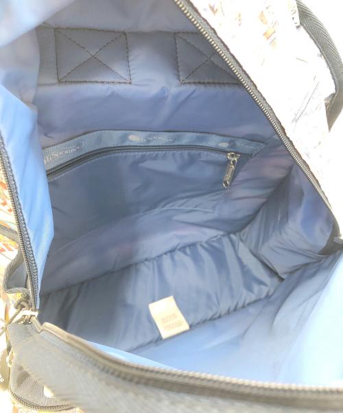 LeSportsac（レスポートサック）LeSportsac (レスポートサック) ミニオンズ (ミニオンズ) リュック ネイビー×ホワイトの古着・服飾アイテム