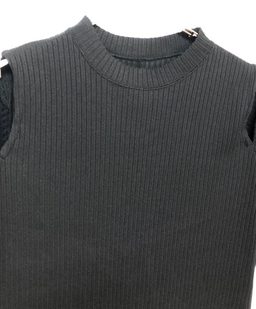 Noble（ノーブル）Noble (ノーブル) 半袖ワンピース ブラック サイズ:不明の古着・服飾アイテム