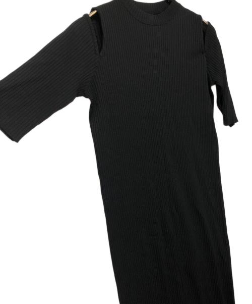 Noble（ノーブル）Noble (ノーブル) 半袖ワンピース ブラック サイズ:不明の古着・服飾アイテム