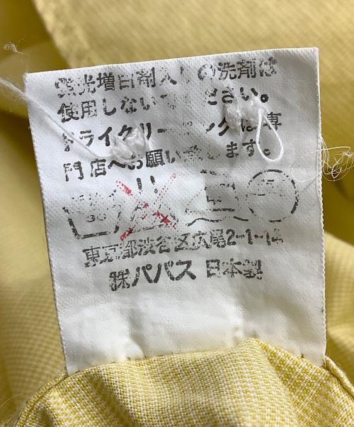 PAPAS（パパス）PAPAS (パパス) 半袖シャツ イエロー サイズ:SIZE Mの古着・服飾アイテム