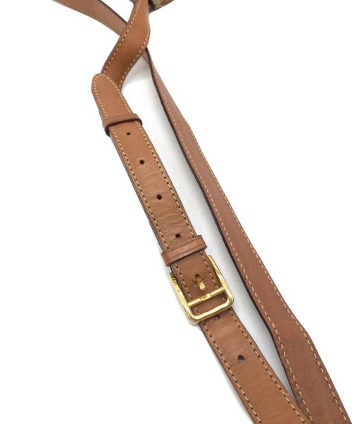 CELINE（セリーヌ）CELINE (セリーヌ) マカダム　ショルダーバッグ ベージュの古着・服飾アイテム