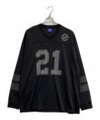 Lafayetteラファイエット）の古着「フットボールシャツ」｜ブラック