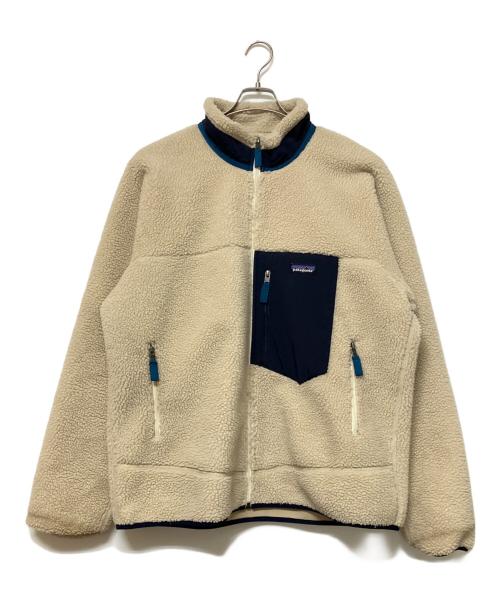 Patagonia（パタゴニア）Patagonia (パタゴニア) CLASSIC RETRO X JACKET　フリースジャケット ネイビー×ベージュ サイズ:SIZE XLの古着・服飾アイテム