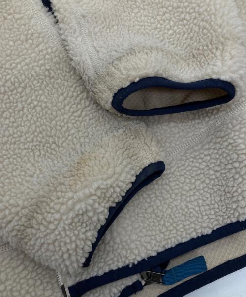 Patagonia（パタゴニア）Patagonia (パタゴニア) CLASSIC RETRO X JACKET　フリースジャケット ネイビー×ベージュ サイズ:SIZE XLの古着・服飾アイテム