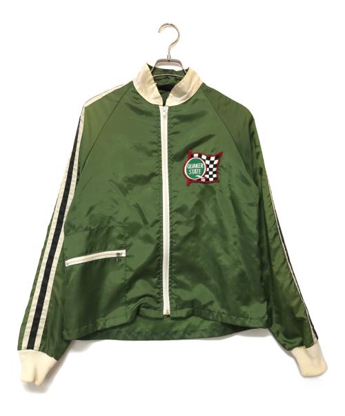 CROWD（クラウド）CROWD (クラウド) ナイロンジャケット グリーン サイズ:SIZE Sの古着・服飾アイテム