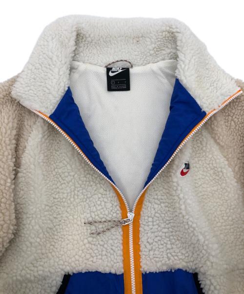 NIKE（ナイキ）NIKE (ナイキ) ボアジャケット ブルー×ベージュ サイズ:SIZE Lの古着・服飾アイテム