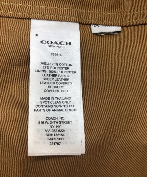 COACH（コーチ）COACH (コーチ) トレンチコート キャメル サイズ:SIZE Mの古着・服飾アイテム