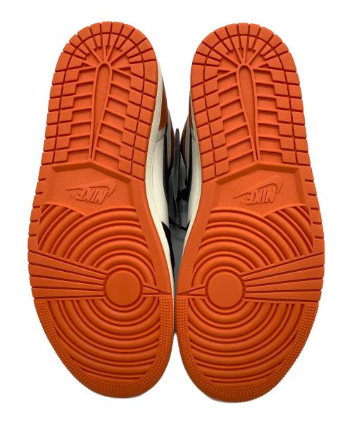 NIKE（ナイキ）NIKE (ナイキ) AIR JORDAN1 ブラック×オレンジ サイズ:27.5 未使用品の古着・服飾アイテム