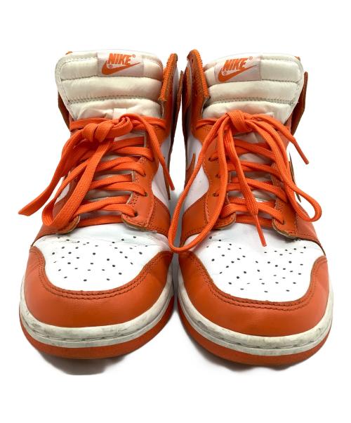NIKE（ナイキ）NIKE (ナイキ) DUNK HIGH オレンジ×ホワイト サイズ:26の古着・服飾アイテム