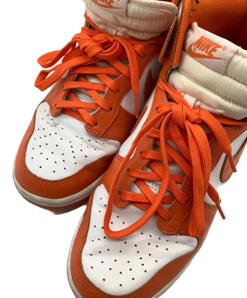 NIKE（ナイキ）NIKE (ナイキ) DUNK HIGH オレンジ×ホワイト サイズ:26の古着・服飾アイテム