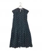 ne quittez pasヌキテパ）の古着「半袖ワンピース」｜ブラック