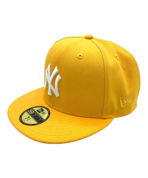 New Era（ニューエラ）New Era (ニューエラ) キャップ イエロー サイズ:7 5/8の古着・服飾アイテム