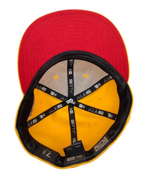 New Era（ニューエラ）New Era (ニューエラ) キャップ イエロー サイズ:7 5/8の古着・服飾アイテム