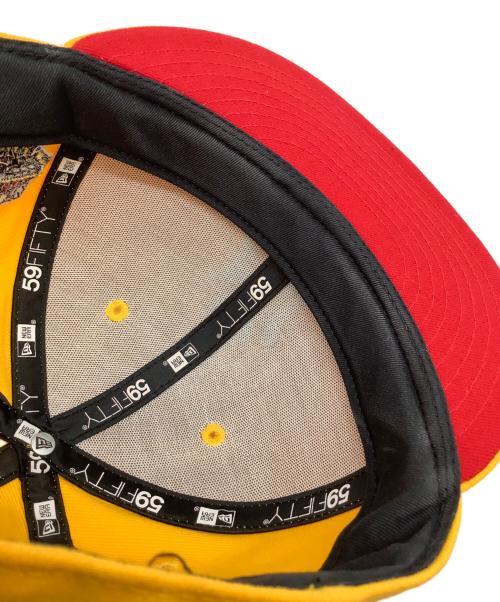 New Era（ニューエラ）New Era (ニューエラ) キャップ イエロー サイズ:7 5/8の古着・服飾アイテム