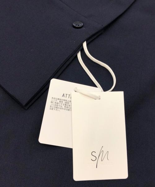 STYLE MIXER（スタイルミキサー）STYLE MIXER (スタイルミキサー) ジップアップシャツジャケット ネイビー サイズ:Free 未使用品の古着・服飾アイテム