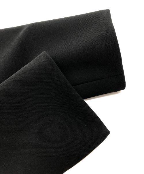 SOEJU（ソージュ）SOEJU (ソージュ) ストレッチファインノーカラージャケット ブラック サイズ:SIZE Mの古着・服飾アイテム