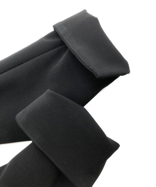 SOEJU（ソージュ）SOEJU (ソージュ) ストレッチファインノーカラージャケット ブラック サイズ:SIZE Mの古着・服飾アイテム