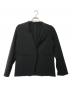 SOEJU（ソージュ）の古着「ストレッチファインノーカラージャケット」｜ブラック