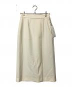SOEJUソージュ）の古着「ストレッチファインロングタイトスカート」｜オフホワイト