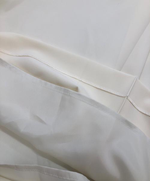 SOEJU（ソージュ）SOEJU (ソージュ) ストレッチファインロングタイトスカート オフホワイト サイズ:SIZE Mの古着・服飾アイテム