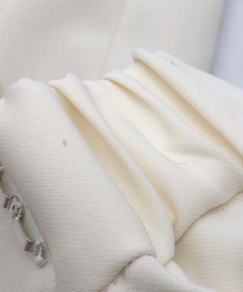 SOEJU（ソージュ）SOEJU (ソージュ) ストレッチファインロングタイトスカート オフホワイト サイズ:SIZE Mの古着・服飾アイテム