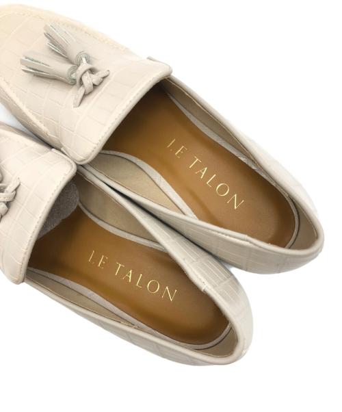 Le Talon（ル タロン）Le Talon (ル タロン) タッセルローファー グレー サイズ:SIZE 24cm 未使用品の古着・服飾アイテム