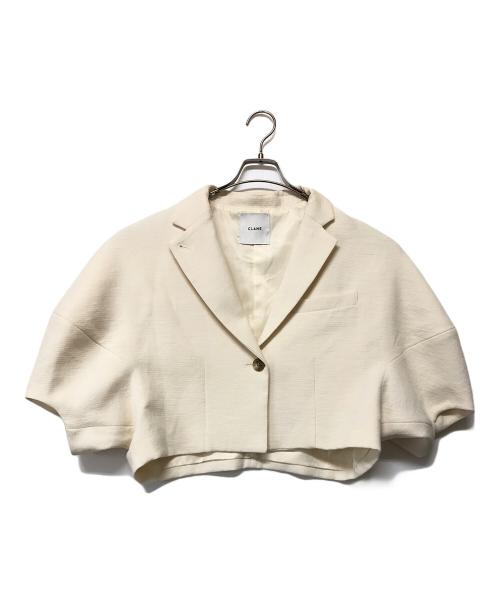 CLANE（クラネ）CLANE (クラネ) ランタンスリーブテーラードジャケット ベージュ サイズ:2の古着・服飾アイテム