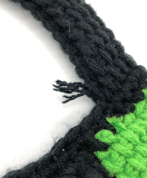 MARNI（マルニ）MARNI (マルニ) ニットバッグ グリーン×ブラックの古着・服飾アイテム