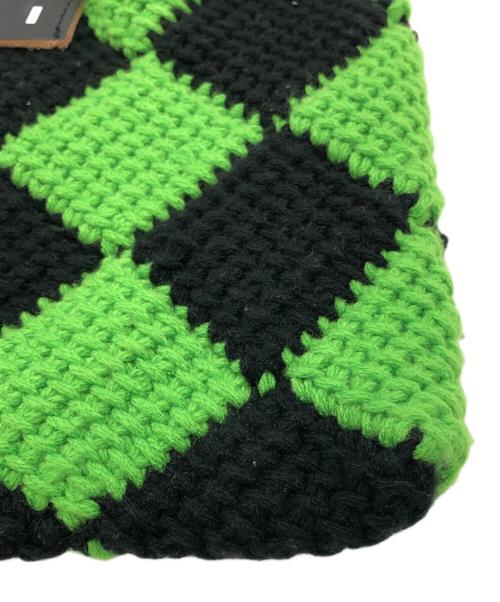 MARNI（マルニ）MARNI (マルニ) ニットバッグ グリーン×ブラックの古着・服飾アイテム