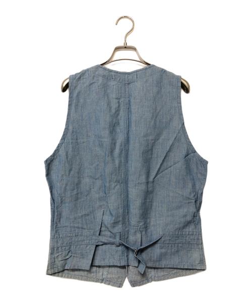 NIGEL CABOURN（ナイジェルケーボン）NIGEL CABOURN (ナイジェルケーボン) ベスト ブルー サイズ:SIZE 48の古着・服飾アイテム