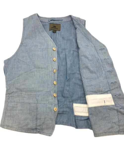NIGEL CABOURN（ナイジェルケーボン）NIGEL CABOURN (ナイジェルケーボン) ベスト ブルー サイズ:SIZE 48の古着・服飾アイテム