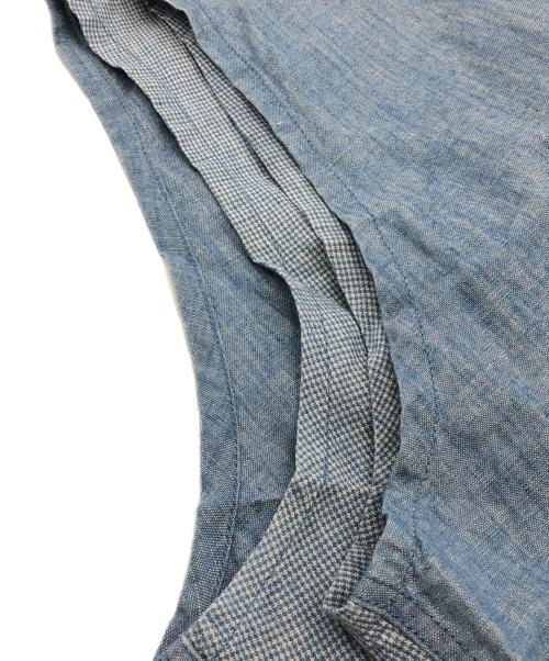 NIGEL CABOURN（ナイジェルケーボン）NIGEL CABOURN (ナイジェルケーボン) ベスト ブルー サイズ:SIZE 48の古着・服飾アイテム