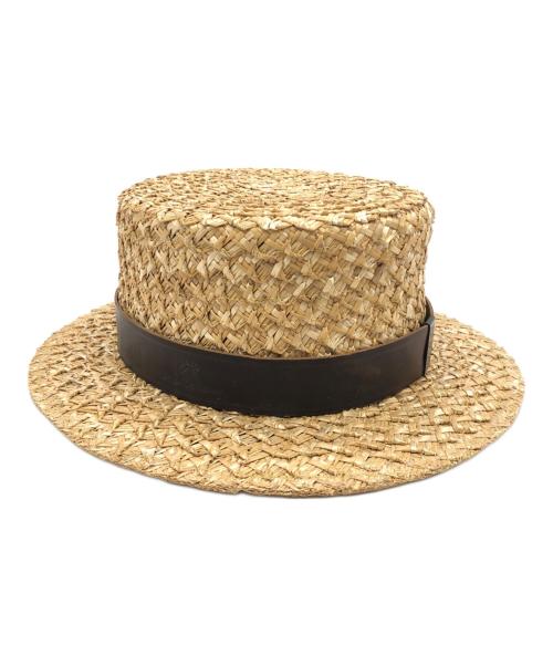 NIGEL CABOURN（ナイジェルケーボン）NIGEL CABOURN (ナイジェルケーボン) ハット ナチュラル×ブラウンの古着・服飾アイテム