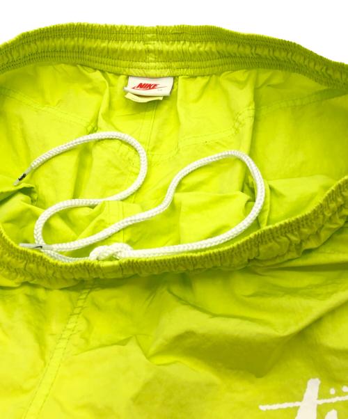 NIKE（ナイキ）NIKE (ナイキ) stussy (ステューシー) ナイロンパンツ ライトグリーン サイズ:SIZE Mの古着・服飾アイテム