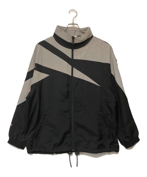 REEBOK（リーボック）REEBOK (リーボック) ジップジャケット ブラック×グレー サイズ:SIZE M 未使用品の古着・服飾アイテム