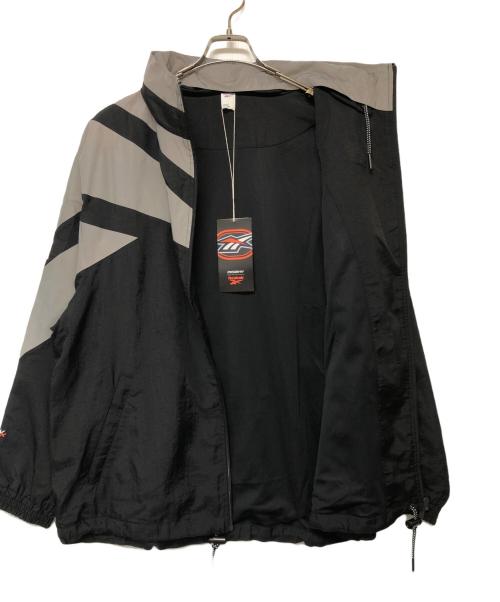 REEBOK（リーボック）REEBOK (リーボック) ジップジャケット ブラック×グレー サイズ:SIZE M 未使用品の古着・服飾アイテム