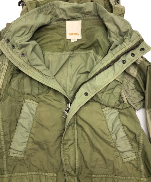 DIESEL（ディーゼル）DIESEL (ディーゼル) ナイロンジャケット グリーン サイズ:SIZE Sの古着・服飾アイテム