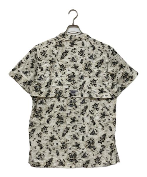 Columbia（コロンビア）Columbia (コロンビア) トローラーズベスト ショートスリーブ シャツ ブラック×ベージュ サイズ:SIZE Mの古着・服飾アイテム