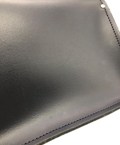 ZATCHELS（ザッチェルズ）Zatchels (ザッチェルズ) レザーショルダーバッグ ブラックの古着・服飾アイテム