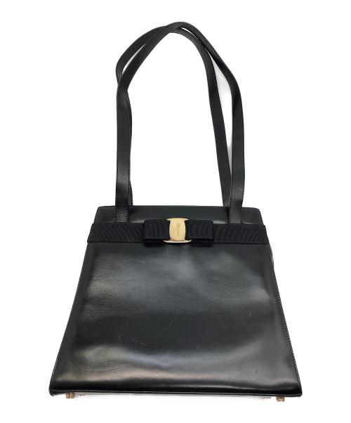 Salvatore Ferragamo（サルヴァトーレ フェラガモ）Salvatore Ferragamo (サルヴァトーレ フェラガモ) ショルダーバッグ ブラックの古着・服飾アイテム