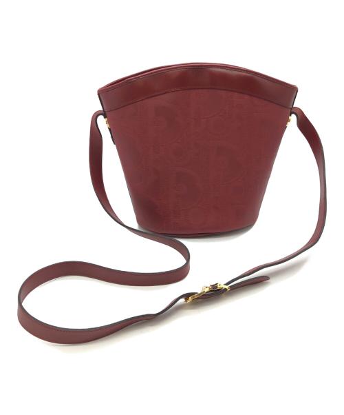 Christian Dior（クリスチャン ディオール）Christian Dior (クリスチャン ディオール) OLD DIOR　ショルダーバッグ レッドの古着・服飾アイテム